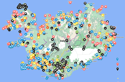 Map Of All Amazing Places In Iceland 2024   Iceland Map All Places 500x329 