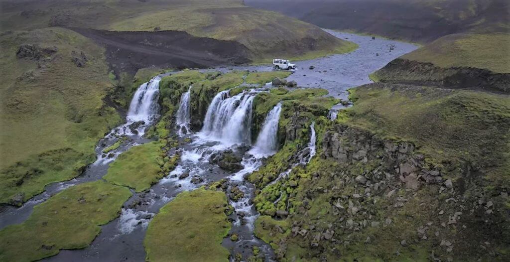 f232 blafjallafoss waterfall