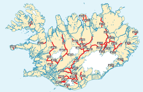 A detailed list of F-roads - Epic Iceland 2021 Guide