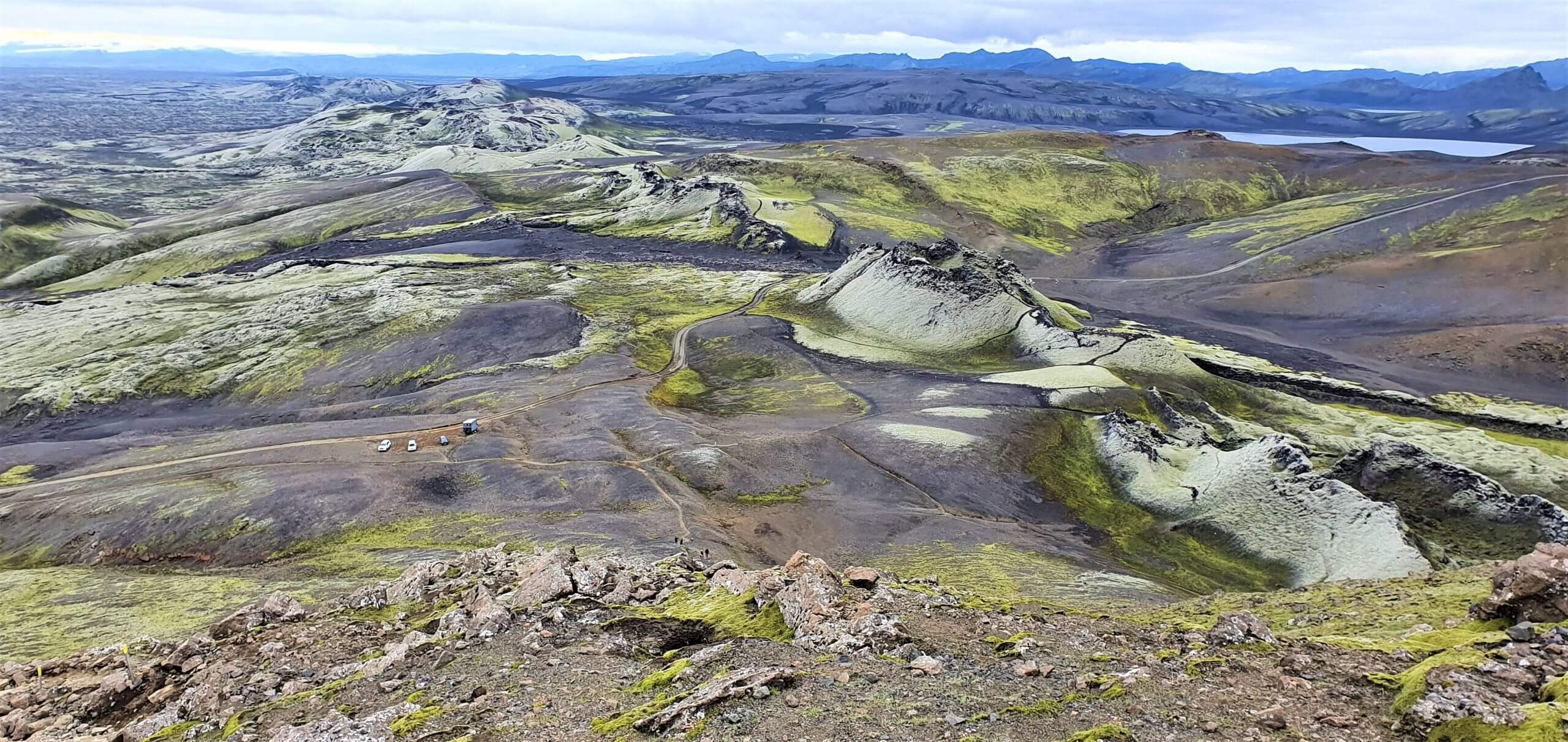 laki craters iceland view