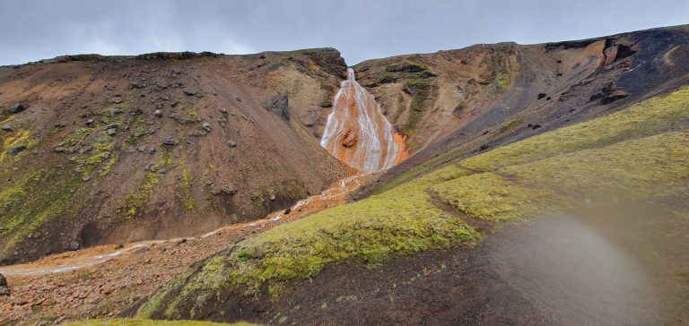 Raudufossar waterfall Iceland
