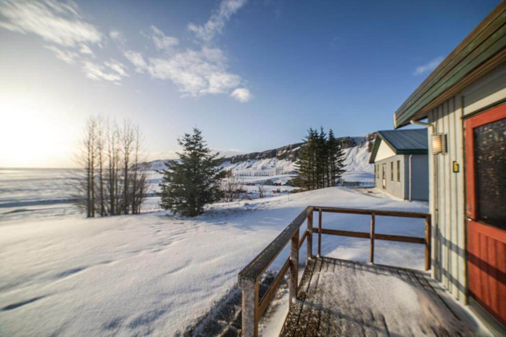 adventure hotel geirland iceland winter