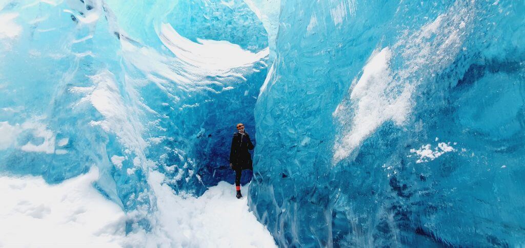 ice tunnel local guide iceland