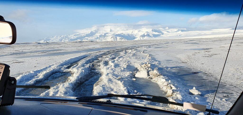 road to glacier iceland