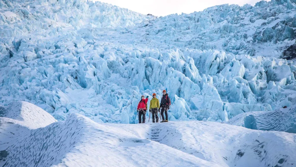 glacier hike in iceland