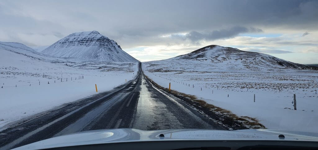 roads winter iceland