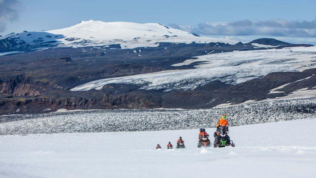 snowmobiling myrdalsjokull iceland