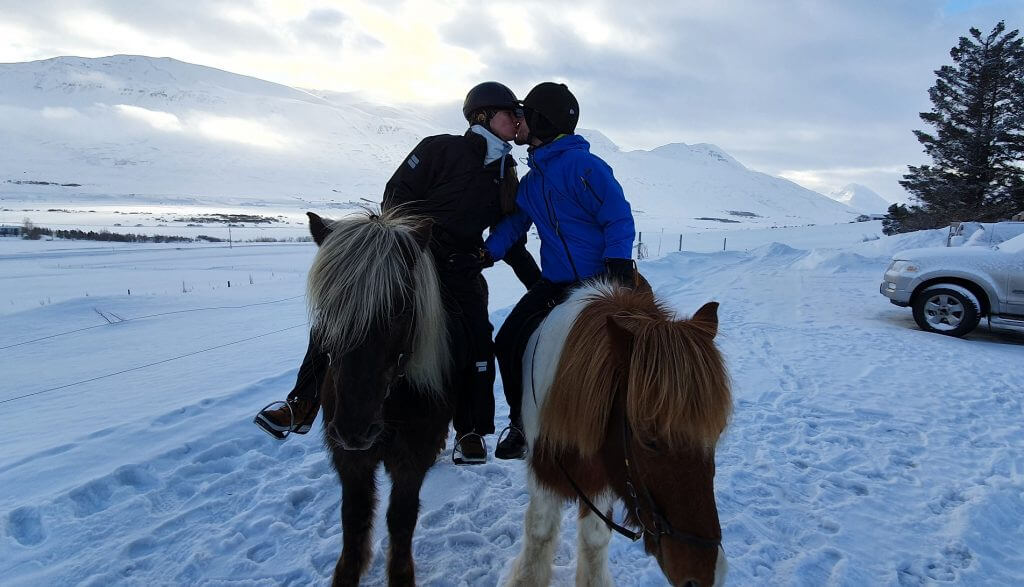 winter horse riding iceland
