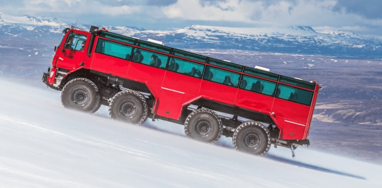 ice cave monster truck iceland