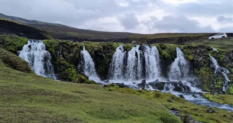 Blafjállafoss waterfall Iceland
