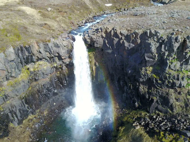 Búðarárfoss waterfall Iceland