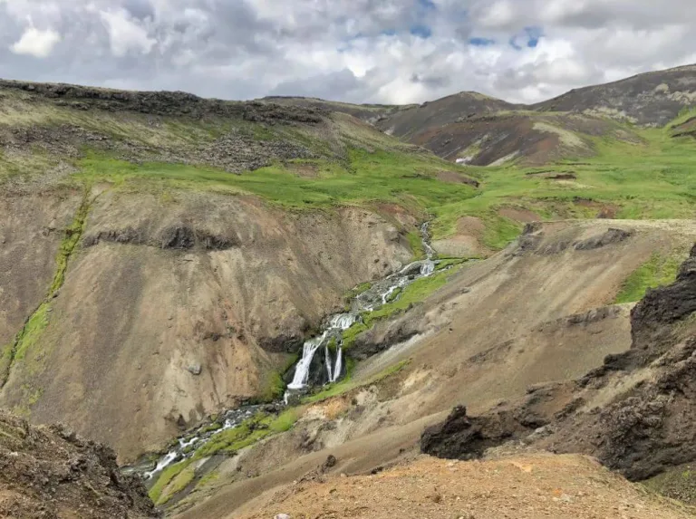 Djúpagilsfoss waterfall Iceland