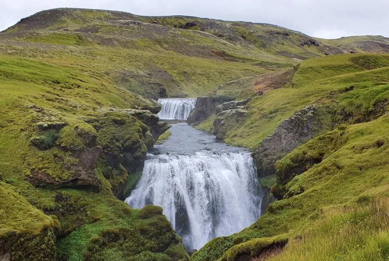 Femri-Fellsfoss and Inri-Fellsfoss waterfall Iceland
