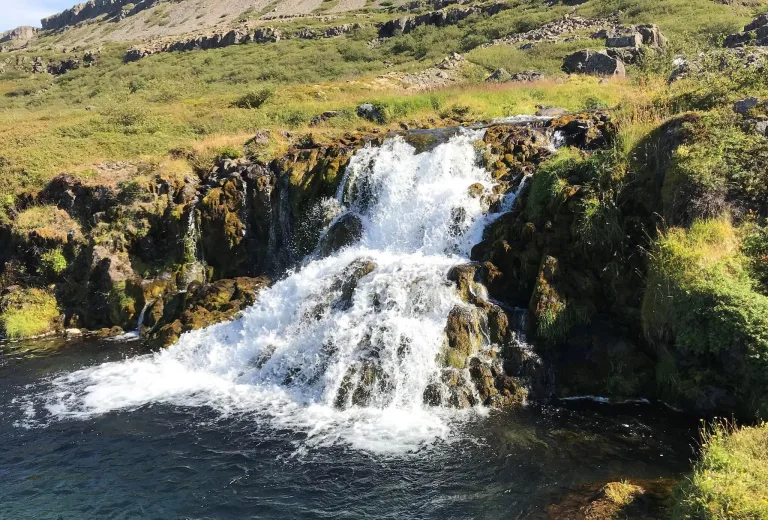 Hrísvaðsfoss waterfall Iceland