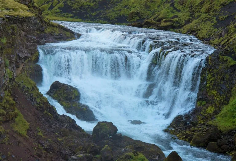 Kæfufoss waterfall Iceland