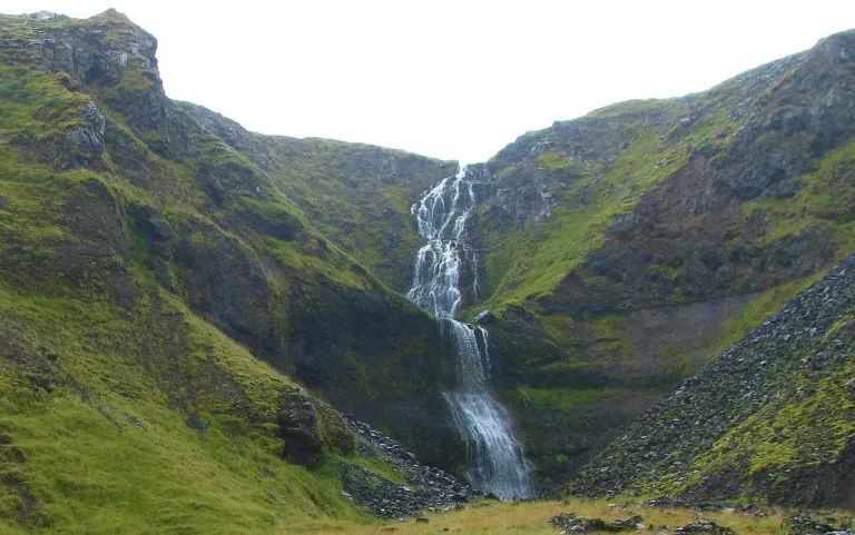 Kerlingarfoss waterfall Iceland