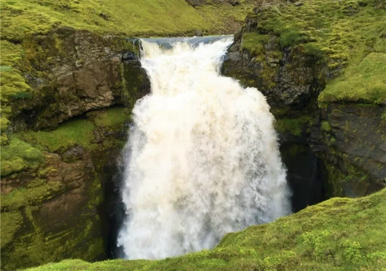 Króksfoss waterfall Iceland