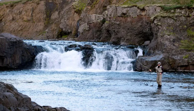Króksfoss waterfall Iceland