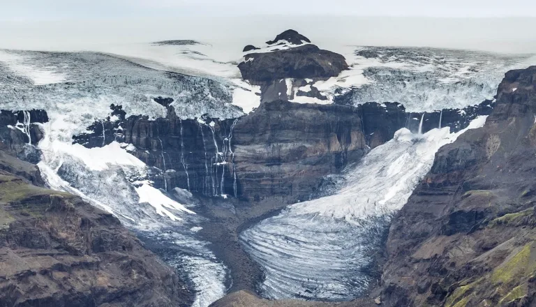 Morsárfoss waterfall Iceland