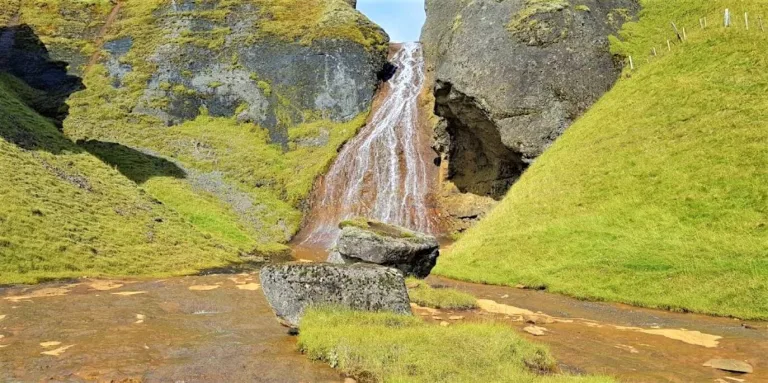 Rauðárfoss waterfall Iceland