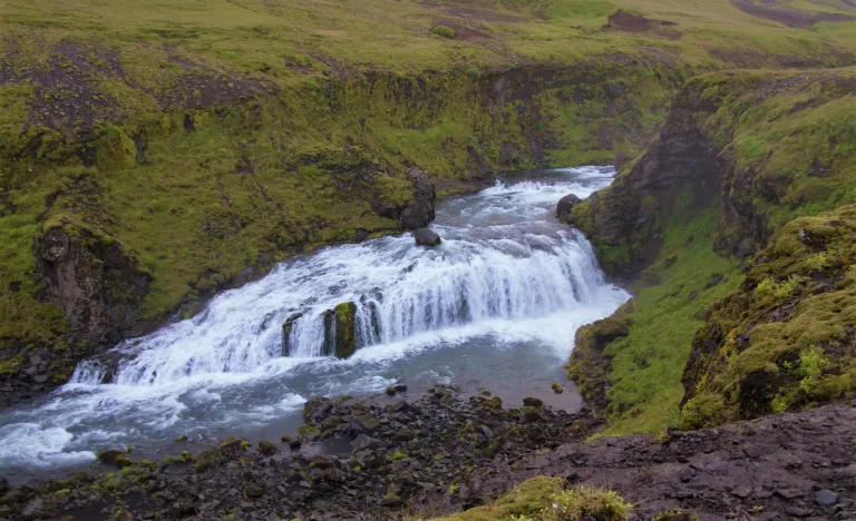 Rollutorfufoss waterfall Iceland