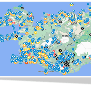 Epic Iceland Map 2023: Lifetime access