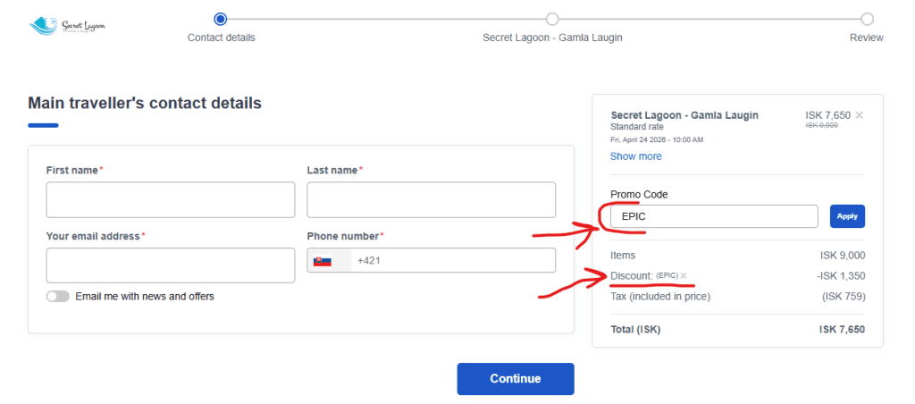 secret lagoon iceland discount code