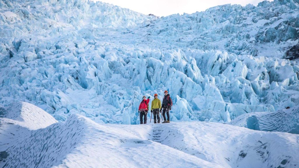 icelandic mountain guides glacier hike
